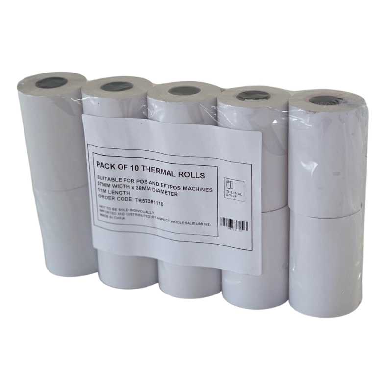 Thermal Rolls 57mm x 47mm – 19m - Pack of 10